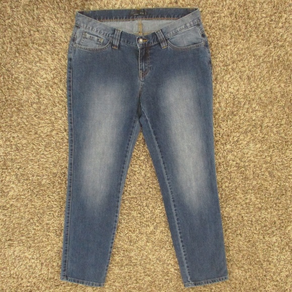 Prana Jeans Women's 6 Dark Wash Honor‎ Mid Rise Straight Leg Stretch Denim - Picture 1 of 7